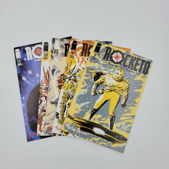 Image Comics Rocketo Comic Book Lot # 7,9,10,11&12 - Picture 1 of 11